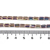 Electroplate Glass Chevron Beads Strands GLAA-Q101-02A-AB09-3