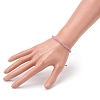 Faceted Natural Amethyst Beaded Bracelets for Women BJEW-JB05928-03-5