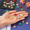 36Pcs 6 Colors Glass Pendants FIND-TA0004-21-6