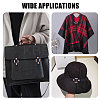 6Pcs PU Leather & Alloy Side Clip Detachable Purse Suspension Clasps for Bag Strap Making FIND-CA0010-42-7