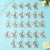 Transparent Epoxy Resin Keychains KEYC-YW00002-3