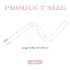 Brass Chain Zipper Helpers HJEW-LP00026-2
