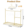 SUPERFINDINGS Iron Doll Clothes Rack & Hangers DJEW-FH0001-16A-2