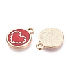 Alloy Enamel Pendants ENAM-Q002-01G-05-2