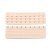 Polyester Women's 3 Rows x 9 Hooks Longline Corset Bra Extender FIND-WH0146-20B-01-1