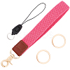 1Pc Nylon Stretch Band Wristlet Keychains KEYC-CL0001-38A-7
