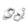 Brass Lobster Claw Clasps X-KK-H513-01A-P-2