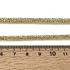 3.5MM Polyester Metallic Cord Braided Cord Necklace Making FB-CBAA152-01G-11-3