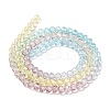 Transparent Painted Glass Beads Strands LS-DGLA-A034-T3mm-A15-5