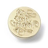 Good Luck Wax Seal Brass Stamp Heads AJEW-M038-01N-G-2
