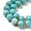 Synthetic Turquoise Beads Strands G-P508-A05-01-4