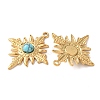 Synthetic Turquoise Pendants LS-STAS-Z177-07G-01-2