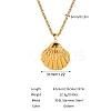 Minimalist Ocean 304 Stainless Steel Pendant Necklaces for Women LS-HW3248-4-2