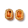 Imitation Amber Transparent Acrylic Beads MACR-D071-02H-3