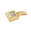 Brass Pave Cubic Zirconia Pendants LS-KK-K368-13G-04-2