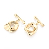 Brass Toggle Clasps KK-N216-531LG-1