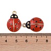 Alloy Enamel Pendants ENAM-R149-14D-G-3