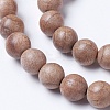 Natural Wood Beads Strands WOOD-J001-02-10mm-5