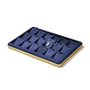 18-Slot PU Leather Pendant Necklace Display Tray Stands VBOX-C003-05B-2