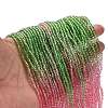 Transparent Painted Glass Beads Strands DGLA-A034-T1mm-A18-2
