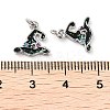 Rack Plating Brass Micro Pave Colorful Grade AAA Cubic Zirconia Pendants KK-M280-07P-3