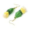 Colorful Tassel Pendants Dangle Earrings for Women EJEW-JE06107-4
