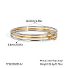 304 Stainless Steel 3-Strand Bangle Sets for Women VJ6341-3-2
