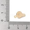 Brass Snap Clasps KK-U052-25G-3