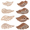 Unfinished Wood Cabochons WOOD-OC0001-38-1