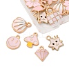 20Pcs 10 Styles Alloy Enamel Pendants ENAM-FP0002-55-3