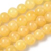 Natural Topaz Jade Beads Strands G-F818-A02-14mm-01-2