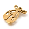 201 Stainless Steel Pendants STAS-R136-16G-2