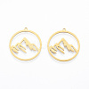 Ion Plating(IP) 304 Stainless Steel Pendants LS-A-STAS-N090-LA911-2-3