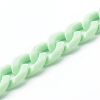 Opaque Acrylic Curb Chain Phone Case Chain HJEW-JM00512-04-3