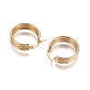 304 Stainless Steel Hoop Earrings STAS-D171-19G-2