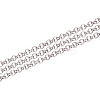 Anti-Tarnish Rhodium Plated 925 Sterling Silver Rolo Chains STER-WH0011-05P-1