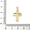 Brass Micro Pave Cubic Zirconia Pendants KK-D426-15C-G-3
