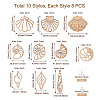 DIY Dangle Earring Making Kits DIY-TA0003-44P-6