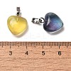 Natural Fluorite Pendants G-C155-02C-P-3