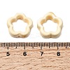 Flower Hollow Glazed Porcelain Bead Frame PORC-A034-09H-3