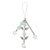 Imitation Gemstone Acrylic Mobile Straps HJEW-JM02637-05-1