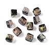 Baking Paint Handmade Gold Sand Lampwork Beads LAMP-P072-01A-02-1