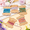 25M 5 Colors Braided Polyester Cord OCOR-TA0003-78-5