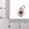 Brass with Cubic Zirconia Pendants KK-A269-67B-P-3