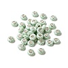Opaque Resin European Beads RESI-C055-01J-1