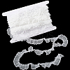 10 Yards Polyester Pleated Lace Trim OCOR-GF0003-52C-7