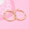 Ion Plating(IP) 304 Stainless Steel Hoop Earrings EJEW-N0016-11G-D-5