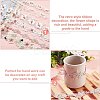 6 Yards 6 Style Embroidered Trim Ribbons DIY-AR0002-34-5