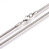 Tarnish Resistant 304 Stainless Steel Necklaces LS-NJEW-G313-09P-2