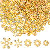 500Pcs 5 Styles Alloy Daisy Spacer Beads FIND-SP0002-22C-1